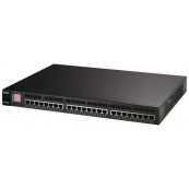 Retelistica - Switch HP ZyXEL Dimension XGS-4528F, 24 Ports, Managed, 1Gb RJ-45/SFP, Servere & Retelistica Retelistica