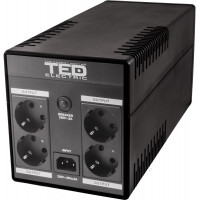 UPS TED Electric 1300VA / 750W, display LCD, 4x Schuko