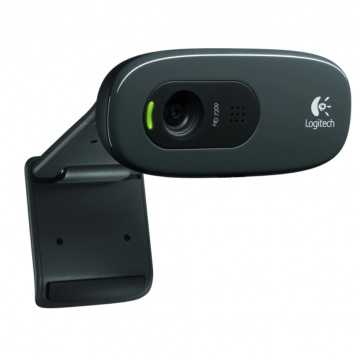 Camera Web Logitech C270, Rezolutie HD, USB 2.0, Microfon Incorporat, Second Hand Periferice 1