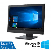 All In One Refurbished Dell OptiPlex 5250, 21.5 Inch Full HD LED, Intel Core i3-7100 3.90GHz, 8GB DDR4, 240GB SSD, Webcam + Windows 10 Home Calculatoare All In One