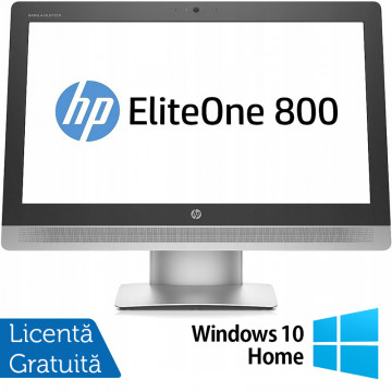 All In One HP EliteOne 800 G2, 23 Inch Full HD, Intel Core i5-6500 3.20GHz, 16GB DDR4, 240GB SSD, Webcam + Windows 10 Home, Refurbished All In One