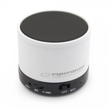 Boxa portabila Bluetooth Esperanza Ritmo EP115 White Periferice