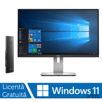All in One Dell OptiPlex 3090, Intel Core i5-1145G7 2.60-4.40GHz, 8GB DDR4, 256GB SSD + Monitor Dell U2415B, 24 Inch Full HD + Windows 11 Pro