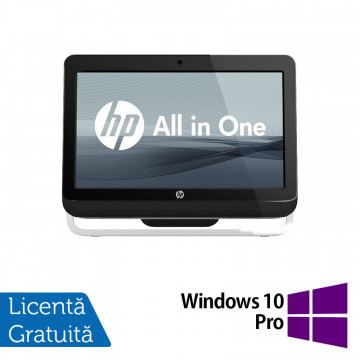 All In One HP Pro 3520, 20 Inch, Intel Core i3-3220 3.30GHz, 4GB DDR3, 120GB SSD, DVD-RW + Windows 10 Pro, Refurbished All In One