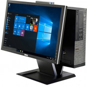 All in One Second Hand DELL 7010 SFF + Monitor 22 Inch, Intel Core i5-3470 3.20GHz, 8GB DDR3, 240GB SSD, DVD-RW