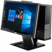All in One Second Hand DELL 7010 SFF + Monitor 22 Inch, Intel Core i5-3470 3.20GHz, 8GB DDR3, 240GB SSD, DVD-RW Calculatoare All In One