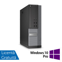 Calculator Refurbished DELL OptiPlex 7020 SFF, Intel Pentium G3240 3.10GHz, 4GB DDR3, 500GB SATA, DVD-RW + Windows 10 Pro