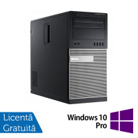Calculator Dell OptiPlex 7010 Tower, Intel Core i7-3770 3.40GHz, 4GB DDR3, 500GB SATA, DVD-RW + Windows 10 Pro