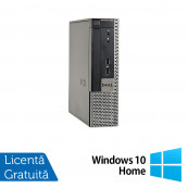 Calculator Dell OptiPlex 9020 USFF, Intel Core i5-4570s 2.90GHz, 4GB DDR3, 500GB SATA, DVD-RW + Windows 10 Home, Refurbished Calculatoare Refurbished