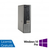 Calculator Dell OptiPlex 9020 USFF, Intel Core i5-4570s 2.90GHz, 4GB DDR3, 500GB SATA, DVD-RW + Windows 10 Pro, Refurbished Calculatoare Refurbished