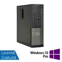 Calculator DELL OptiPlex 9010 SFF, Intel Core i5-3470 3.20GHz, 4GB DDR3, 250GB SATA, DVD-ROM + Windows 10 Pro