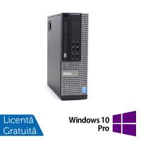 Calculator Refurbished DELL OptiPlex 9020 SFF, Intel Core i5-4590 3.30GHz, 4GB DDR3, 500GB SATA + Windows 10 Pro