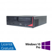 Calculator Fujitsu E420 Desktop, Intel Core i5-4440 3.10GHz, 8GB DDR3, 240GB SSD, DVD-RW + Windows 10 Pro, Refurbished Calculatoare Refurbished