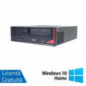 Calculatoare Refurbished - Calculator Fujitsu Esprimo E420, Intel Pentium G3220 3.00GHz, 4GB DDR3, 320GB SATA, DVD-ROM + Windows 10 Home, Calculatoare Calculatoare Refurbished