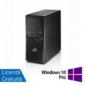 Calculator Refurbished Fujitsu ESPRIMO P700 Tower, Intel Core i7-2600 3.40GHz, 8GB DDR3, 500GB HDD + Windows 10 Pro Calculatoare Refurbished