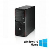 PC Refurbished Fujitsu Esprimo P710 Tower, Intel Core i7-3770 3.40GHz, 8GB DDR3, 256GB SSD, DVD-ROM + Windows 10 Home Calculatoare Refurbished