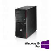 PC Refurbished Fujitsu Esprimo P710 Tower, Intel Core i7-3770 3.40GHz, 8GB DDR3, 256GB SSD, DVD-ROM + Windows 10 Pro Calculatoare Refurbished