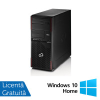 Calculator Refurbished FUJITSU SIEMENS Esprimo P700 Tower, Intel Pentium G640 2.80GHz, 4GB DDR3, 250GB HDD, DVD-ROM + Windows 10 Home