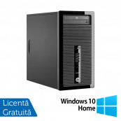 Calculator HP 400 G2 Tower, Intel Core i3-4130 3.40GHz, 8GB DDR3, 240GB SSD, DVD-RW + Windows 10 Home, Refurbished Calculatoare Refurbished
