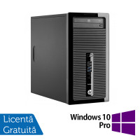 Calculator Refurbished HP 400 G1 Tower, Intel Core i7-4770 3.40GHz, 8GB DDR3, 120GB SSD + Windows 10 Pro