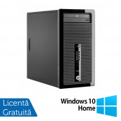 Calculator HP 400 G2 Tower, Intel Core i3-4130 3.40GHz, 4GB DDR3, 120GB SSD, DVD-RW + Windows 10 Home, Refurbished Calculatoare Refurbished