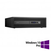 PC Refurbished HP ProDesk 600 G2 SFF, Intel Core i5-6500 3.20GHz, 16GB DDR4, 240GB SSD + Windows 10 Pro Calculatoare Refurbished