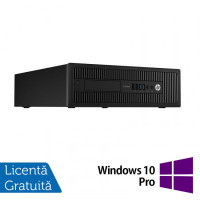 Calculator HP Prodesk 600G1 SFF, Intel Core i5-4590 3.30GHz, 4GB DDR3, 500GB SATA + Windows 10 Pro