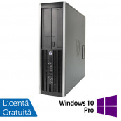 Calculator HP Compaq 6200 Pro SFF, Intel Celeron G530 2.40GHz, 4GB DDR3, 250GB SATA, DVD-RW + Windows 10 Pro, Refurbished Calculatoare Refurbished
