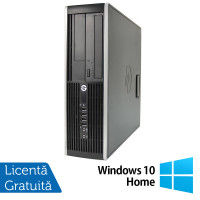 Calculator Refurbished HP Compaq 6200 Pro SFF, Intel Core i5-2400 3.10GHz, 4GB DDR3, 120GB SSD, DVD-RW + Windows 10 Home