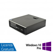 Calculator HP 6300 SFF, Intel Core i5-3470 3.20GHz, 4GB DDR3, 250GB SATA, DVD-ROM + Windows 10 Pro, Refurbished Calculatoare Refurbished