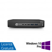 PC Refurbished HP Elitedesk 800 G2 Mini PC, Intel Core i5-6500T 2.50GHz, 8GB DDR4, 256GB SSD + Windows 10 Pro Calculatoare Refurbished