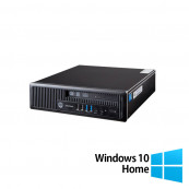 PC Refurbished HP EliteDesk 800 G1 USDT, Intel i5-4590 3.30GHz, 8GB DDR3, 256GB SSD, DVD-ROM + Windows 10 Home Calculatoare Refurbished