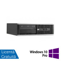 Calculator HP 8300 SFF, Intel Core i3-3220 3.30GHz, 4GB DDR3, 500GB SATA, DVD-RW + Windows 10 Pro