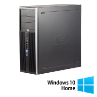 PC Refurbished HP Elite 8300 Tower, Intel Core i7-3770 3.40GHz, 8GB DDR3, 256GB SSD, DVD-RW + Windows 10 Home