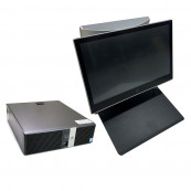 Sistem POS Second Hand HP Retail System RP5810 SFF, Intel Core i5-4570S 2.90GHz, 8GB DDR3, 128GB SSD, 4 x Serial Port, 1 x 24 Volt USB, 3 x 12 Volt USB + Monitoare Retail 14 Inch HP L7014t Touchscreen + 10 Inch HP L7010t Calculatoare Second Hand