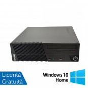 Calculator Lenovo ThinkCentre M71e SFF, Intel Core i5-2400 3.10GHz, 4GB DDR3, 250GB SATA, DVD-ROM + Windows 10 Home, Refurbished Calculatoare Refurbished