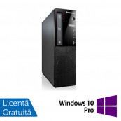 Calculator Lenovo Thinkcentre E73 Desktop, Intel Core i5-4430s 2.70GHz, 4GB DDR3, 500GB SATA, DVD-ROM + Windows 10 Pro, Refurbished Calculatoare Refurbished