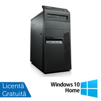 Calculator LENOVO M90 Tower, Intel Core i3-540 3.06 GHz, 4GB DDR3, 500GB SATA, DVD-RW + Windows 10 Home