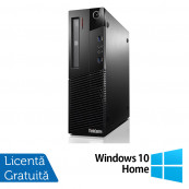 Calculator Refurbished Lenovo Thinkcentre M93p SFF, Intel Core i5-4440 3.10GHz, 8GB DDR3, 240GB SSD, DVD-ROM + Windows 10 Home Calculatoare Refurbished
