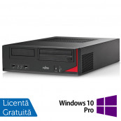 Calculator FUJITSU SIEMENS E410 Desktop, Intel Core i3-3220 3.30GHz, 4GB DDR3, 120GB SSD, DVD-RW + Windows 10 Pro, Refurbished Calculatoare Refurbished