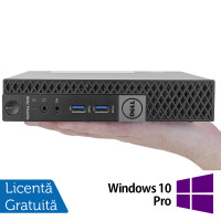 Calculator Refurbished DELL OptiPlex 7040 Mini PC, Intel Core i5-6500T 2.50GHz, 8GB DDR4, 256GB SSD + Windows 10 Pro
