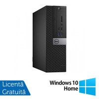 Calculator Refurbished DELL OptiPlex 7050 SFF, Intel Core i7-6700 3.40GHz, 8GB DDR4, 240GB SSD + Windows 10 Home