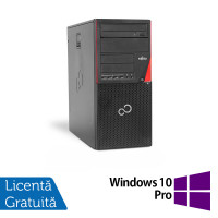 Calculator Refurbished FUJITSU SIEMENS P720 Tower, Intel Core i3-4130 3.40GHz, 4GB DDR3, 250GB SATA, DVD-RW + Windows 10 Pro