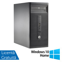 Calculator HP 280 G1 Tower, Intel Core i5-4570S 2.90GHz, 4GB DDR3, 500GB SATA, DVD-RW + Windows 10 Home