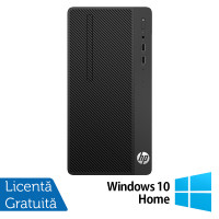 PC Refurbished HP 290 G1 Tower, Intel Core i3-7100 3.90GHz, 16GB DDR4, 480GB SSD, DVD-RW + Windows 10 Home
