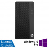 PC Refurbished HP 290 G1 Tower, Intel Core i3-7100 3.90GHz, 16GB DDR4, 480GB SSD, DVD-RW + Windows 10 Pro Calculatoare Refurbished