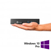 Calculatoare Refurbished - Calculator Refurbished HP Prodesk 600 G1 Mini PC, Intel Core i5-4590T 2.00 - 3.00GHz, 8GB DDR3, 128GB SSD + Windows 10 Pro, Calculatoare Calculatoare Refurbished