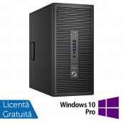 Calculator Refurbished HP ProDesk 600 G2 Tower, Intel Core i7-6700 3.40GHz, 8GB DDR3, 240GB SSD, DVD-RW + Windows 10 Pro Calculatoare Refurbished
