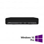 PC Refurbished HP ProDesk 600 G6 Mini 65W, Intel Core i5-10500 3.10 - 4.50GHz, 16GB DDR4, 512GB SSD, Wi-Fi + Windows 10 Pro Calculatoare Refurbished