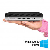 Calculatoare Refurbished - PC Refurbished HP ProDesk 600 G4 Mini, Intel Core i5-8500T 2.10 - 3.50GHz, 8GB DDR4, 256GB SSD + Windows 10 Home, Calculatoare Calculatoare Refurbished